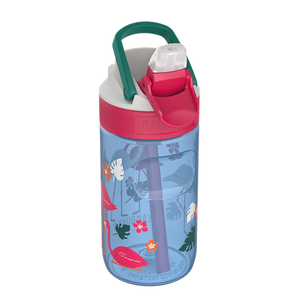 Lagoon Kids Water Bottle 400ml - Blue Flamingo