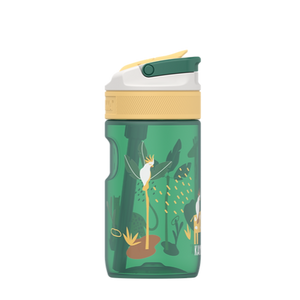 Lagoon 400ml Water Bottle with Straw - Safari Jungle