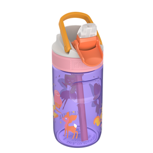 Lagoon 400ml Water Bottle with Straw - Fairy Wood