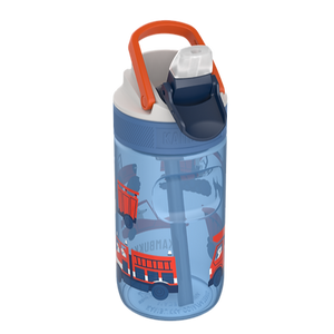 Lagoon 400ml Water Bottle with Straw- Road Dogs