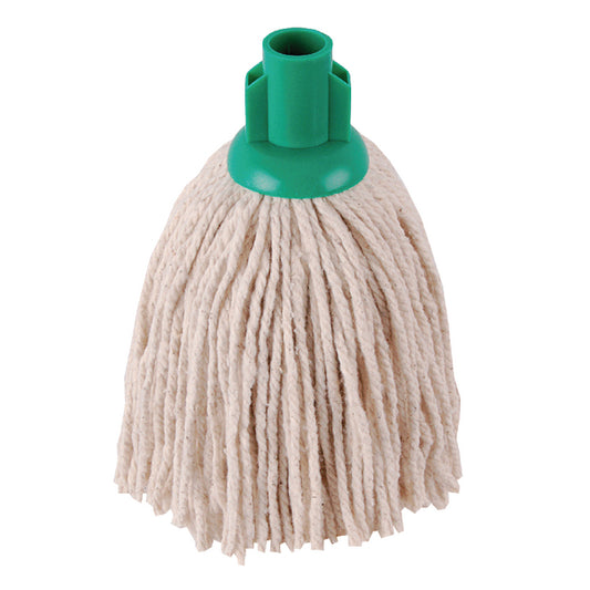 2Work PY Smooth Socket Mop 12oz Green (Pack of 10) 2W04298