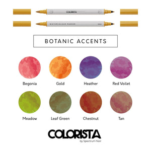 Colorista - Watercolour Marker - Botanic Accents 8pc