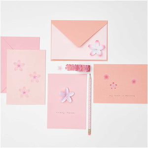 Paper Poetry card set Sakura Mix B6/B6 24 pieces