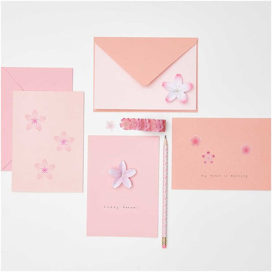 Paper Poetry card set Sakura Mix B6/B6 24 pieces