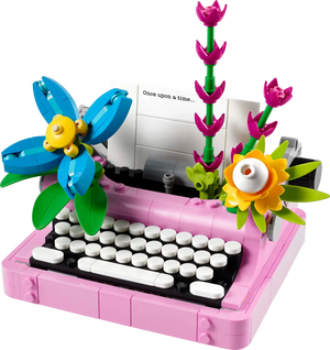 Lego Creator - Typewriter with Flowers