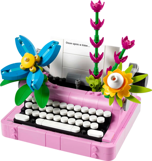 Lego Creator - Typewriter with Flowers