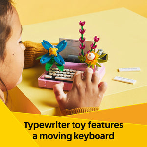 Lego Creator - Typewriter with Flowers