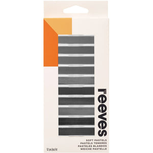 Reeves Soft Pastels Grey Tones Set of 12