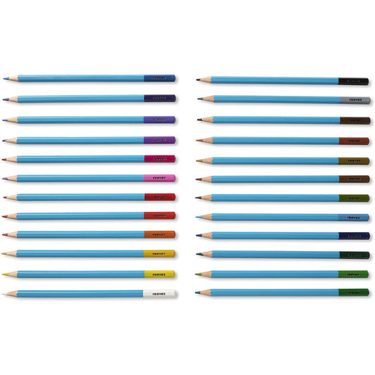 Reeves Watercolour Pencils (24 Assorted)