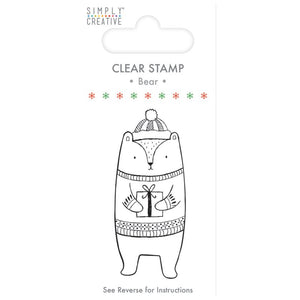 Simply Creative Xmas Stamp Bear