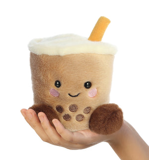 Palm Pals Milky Tea Boba 5 Inch Plush Toy