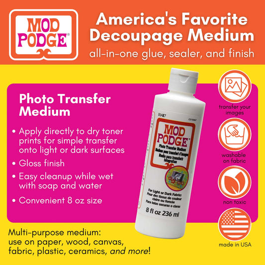 Mod Podge Photo Transfer Medium 8oz /236ml