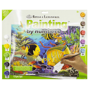 Painting By Numbers Junior Large - Caribbean Coral Reef