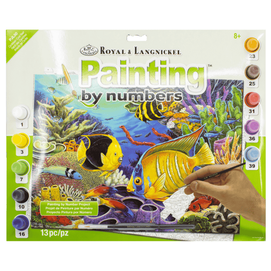 Painting By Numbers Junior Large - Caribbean Coral Reef