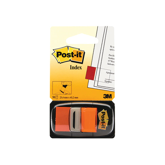 Post-it Index Tabs 25mm Orange (Pack of 600) 680-4