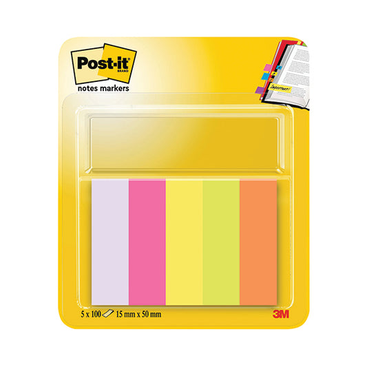 Post-it Page Markers Assorted (Pack of 500) 670-5