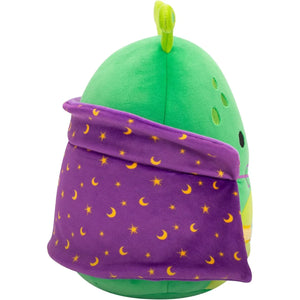 Squishmallows 7.5 Inch - Tortellini the Green Alien with Purple Cape