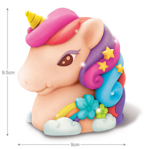 KidzMaker Paint Your Own Glitter Unicorn Bank Kit