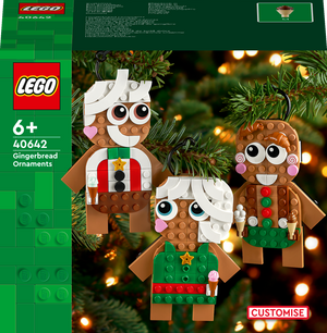 Lego Gingerbread Ornaments