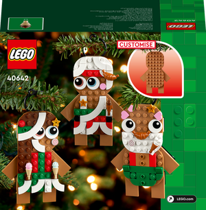 Lego Gingerbread Ornaments