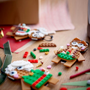 Lego Gingerbread Ornaments