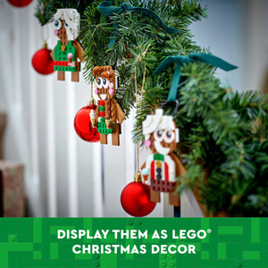 Lego Gingerbread Ornaments