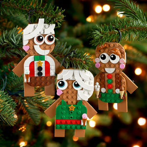 Lego Gingerbread Ornaments