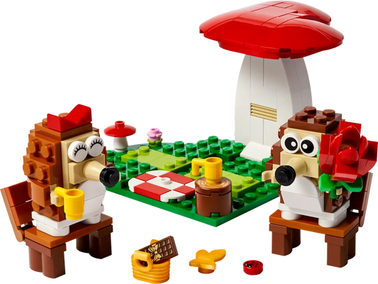 Lego Hedgehog Picnic Date