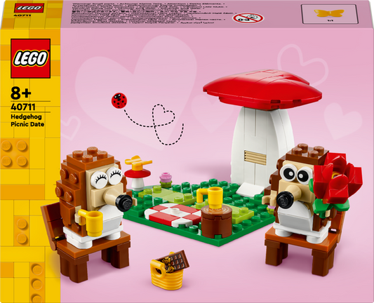 Lego Hedgehog Picnic Date