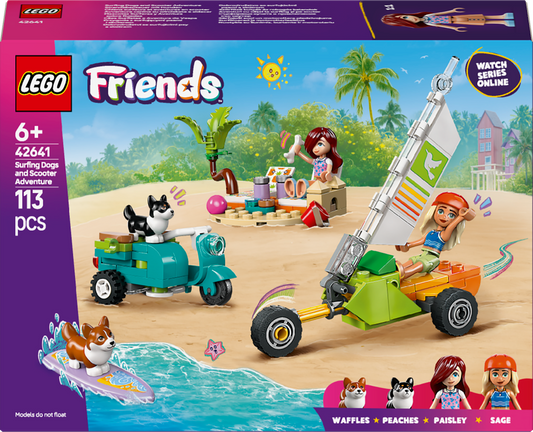 Lego Friends - Surfing Dogs and Scooter Adventure