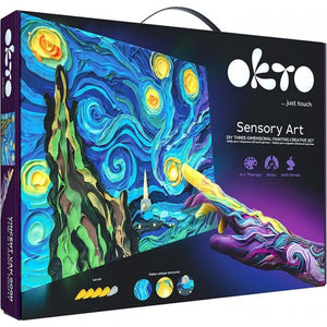 OKTO DIY 3D Clay Painting Creative Kit - Starry Night