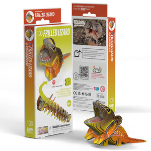 EUGY 108 Frilled Lizard - 3D Model Kit