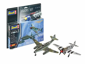 Revell Model Set Combat Set - Me262 & P-51B Mustang