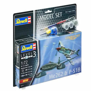 Revell Model Set Combat Set - Me262 & P-51B Mustang