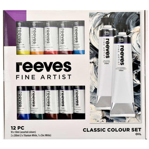 Reeves Fine Artist Oils Set (8x50ml + 2x200ml)