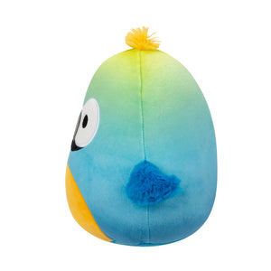 Squishmallow 7.5 inch Baptise Blue And Yellow Macaw