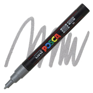 Posca Pc-3M Bullet Tip Silver Paint Marker