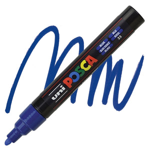 Posca Pc-5M Blue Paint Marker