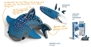 EUGY 049 Whale Shark 3D Model Kit