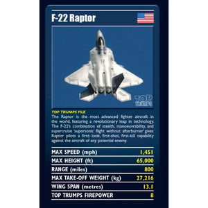 Top Trumps Ultimate Military Jets Card Game