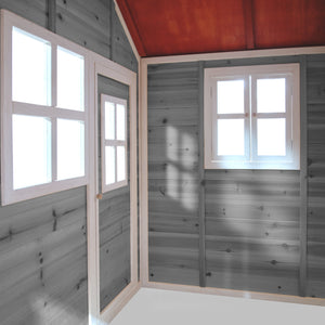 EXIT Loft 150 Wooden Playhouse - Grey