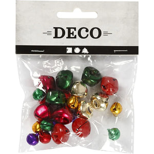 Bells - Christmas Metallic Colours (24 Pack)