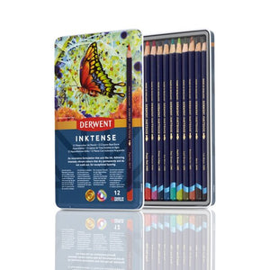 Derwent Inktense Pencils - Tin of 12