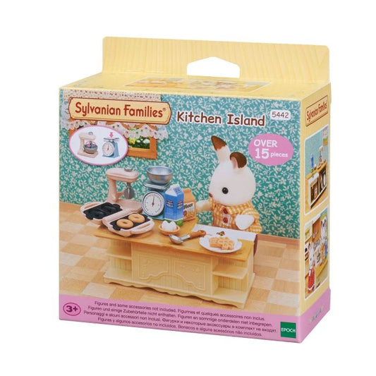 Sylvanian Families Kitchen Island Furniture Set