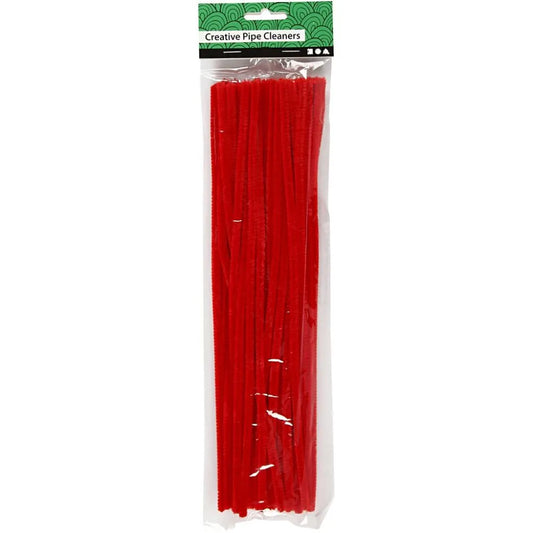 Pipe Cleaners - Red (50 Pack)