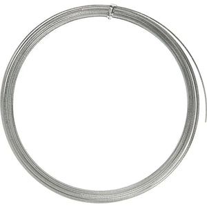 Aluminium Wire, thickness .5mm, 4.5 m, silver