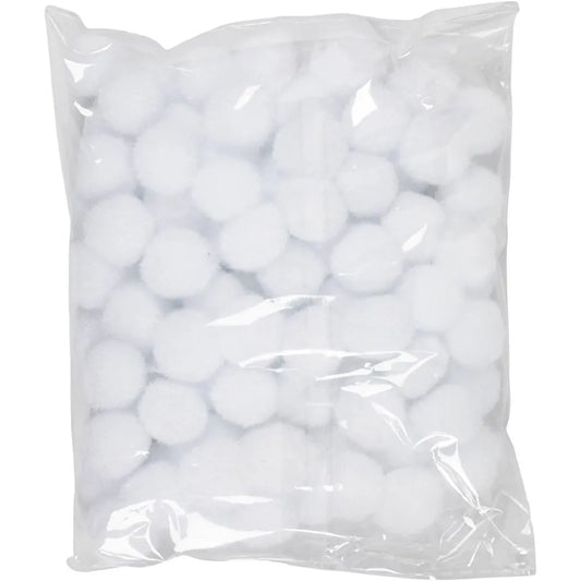 Pompoms White (100 Pack)