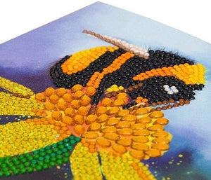 Crystal Art Card Kit - Bumblebee