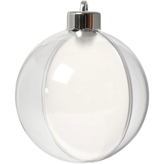 Baubles to Decorate Transparent - 5 Pack