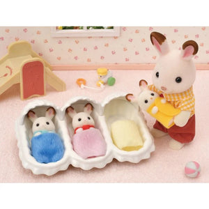 Sylvanian Families Chocolate Rabbit Family - Toys Hobbies